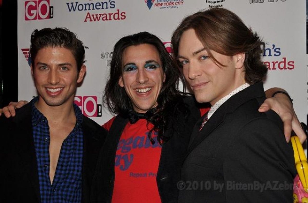 Nick Adams, Marti Gould Cummings, & Brian Charles Rooney at Alan Cumming, Nick Adams & More Attend 4th Annual Women's Awards at Stonewall Inn