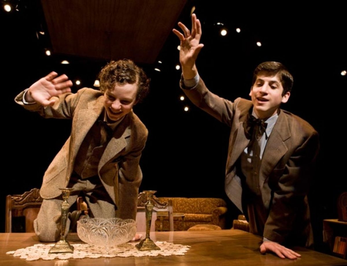  Austyn Myers as Arty and Steven Kaplan as Jay at 