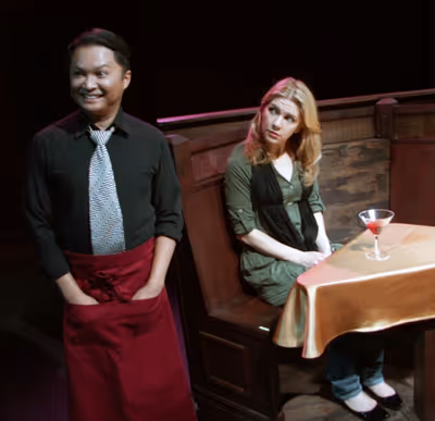 Alec Mapa and Rhea Seehorn Photo