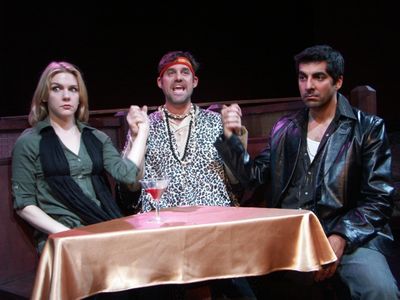 Rhea Seehorn, Nicholas Brendon and Sunhil Malhotra Photo
