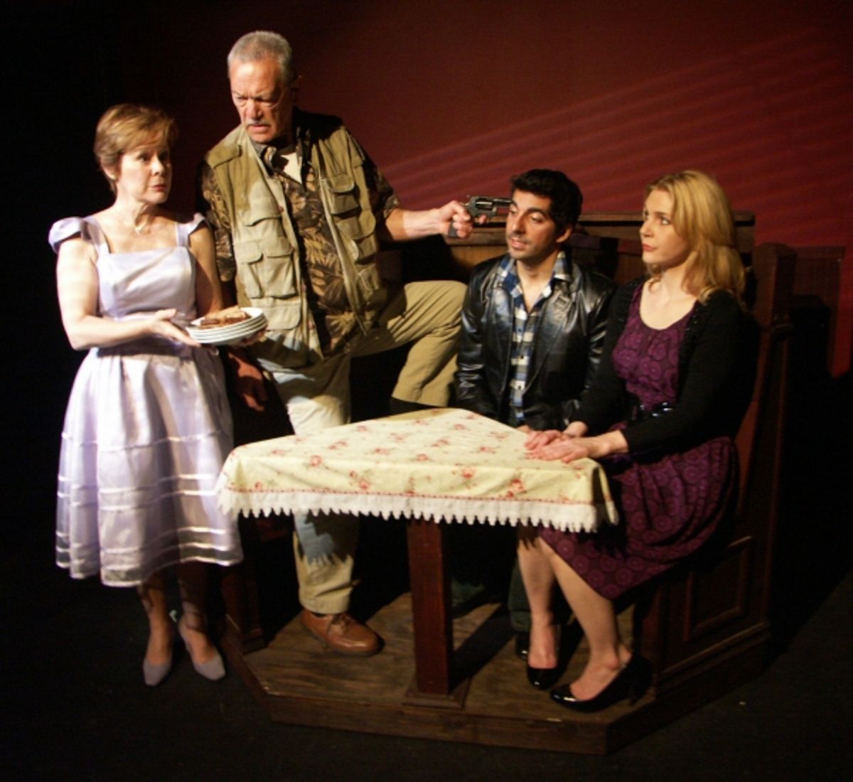 Christine Estabrook, Mike Genovese, Sunhil Malhotra and Rhea Seehorn at 