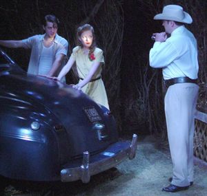 Jon McCormick as Luke, Wrenn Schmidt as Jessie and Denny Bess as Randy Photo