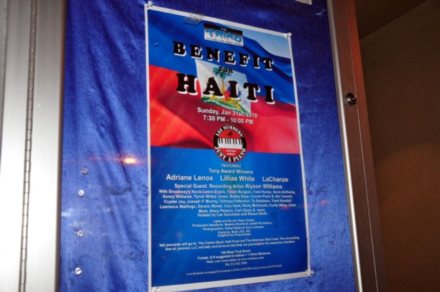 Photo Coverage: 'Just A Piano' - A Benefit for Haiti  Image