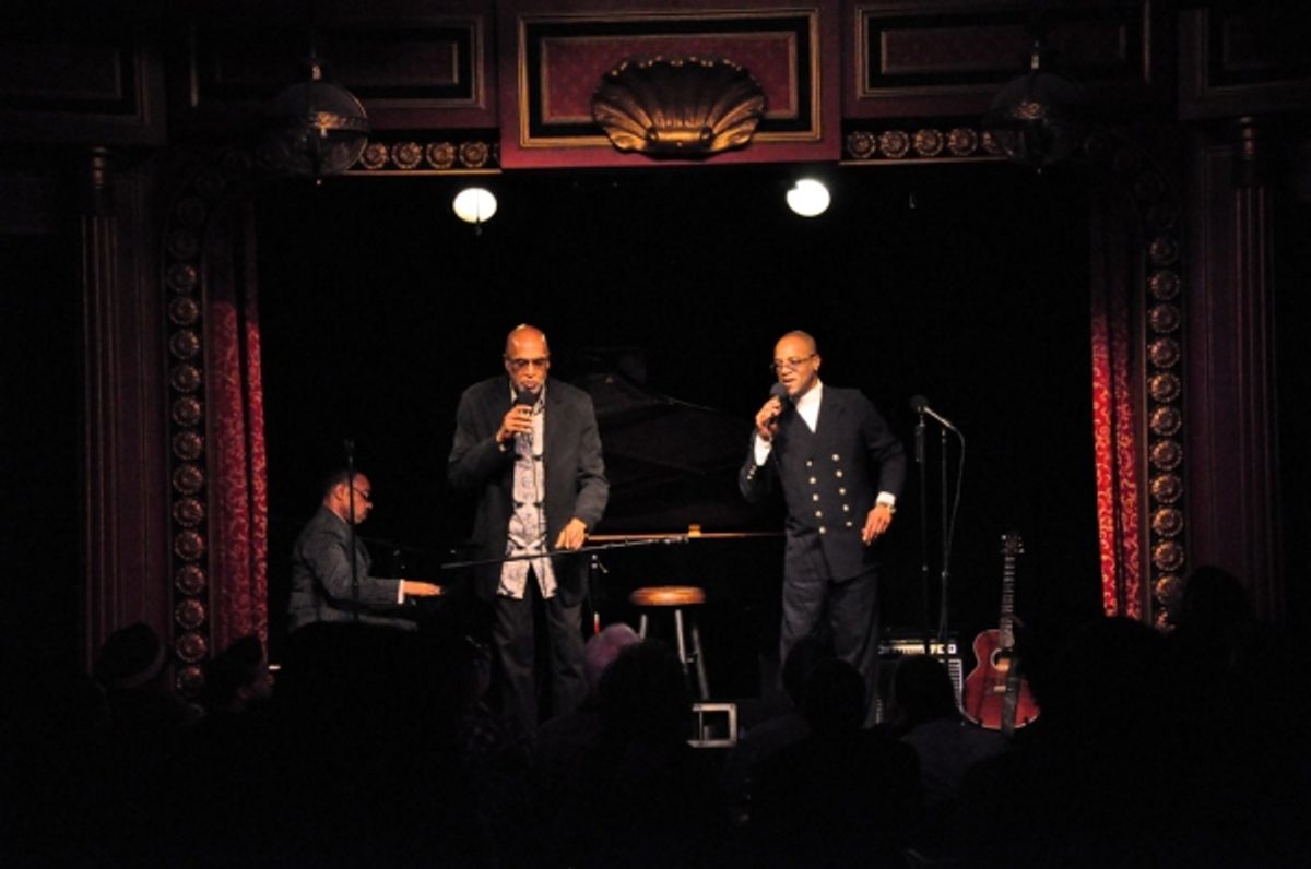 Karl Dixon, Ken Hasson at 'Just A Piano' - A Benefit for Haiti