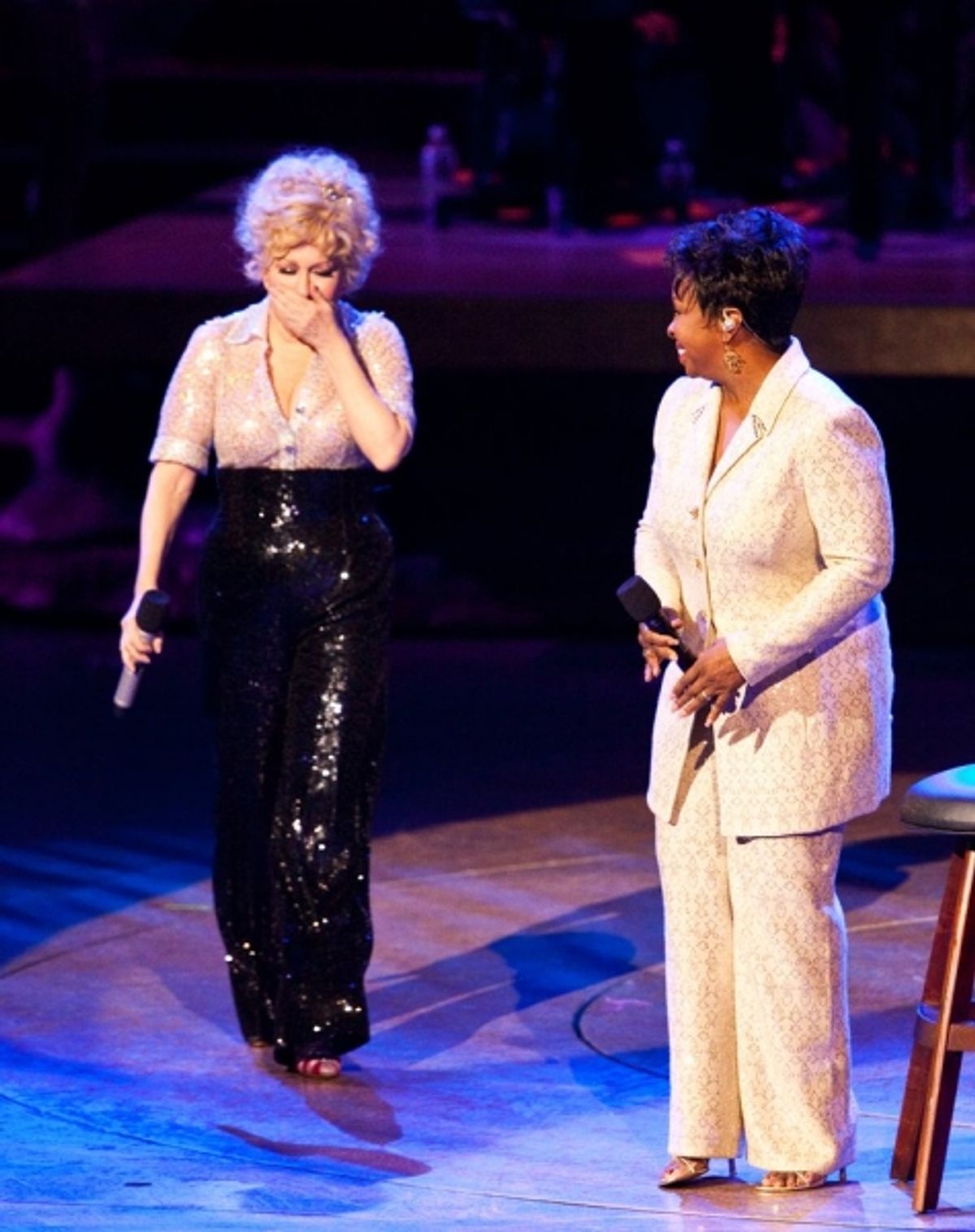 Bette Midler and Surprise Guest Gladys Knight at 