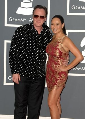 Quentin Tarantino and Tia Carrere Photo