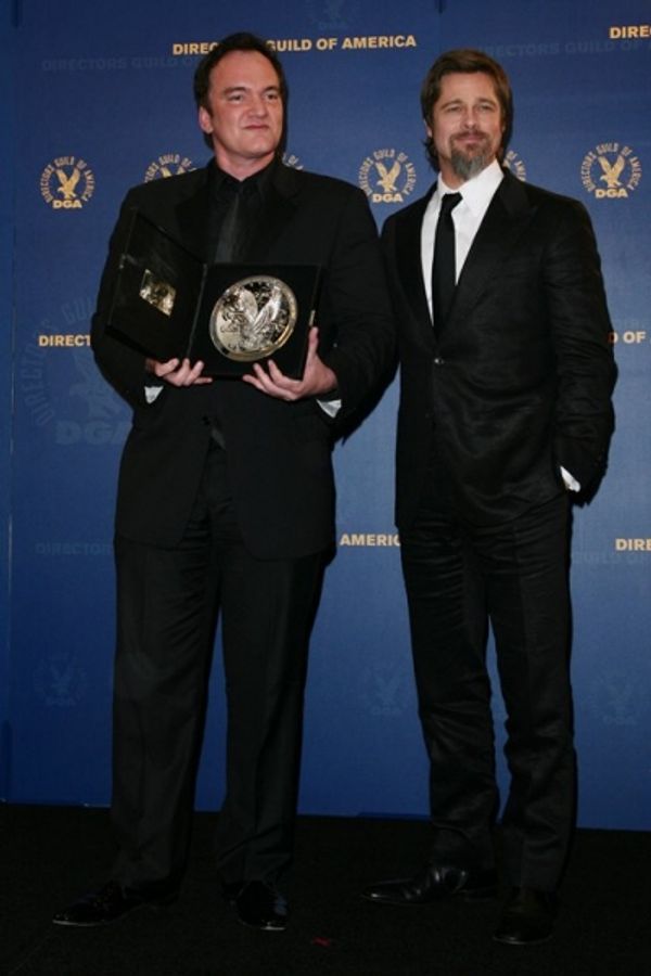 Quentin Tarantino and Brad Pitt Photo
