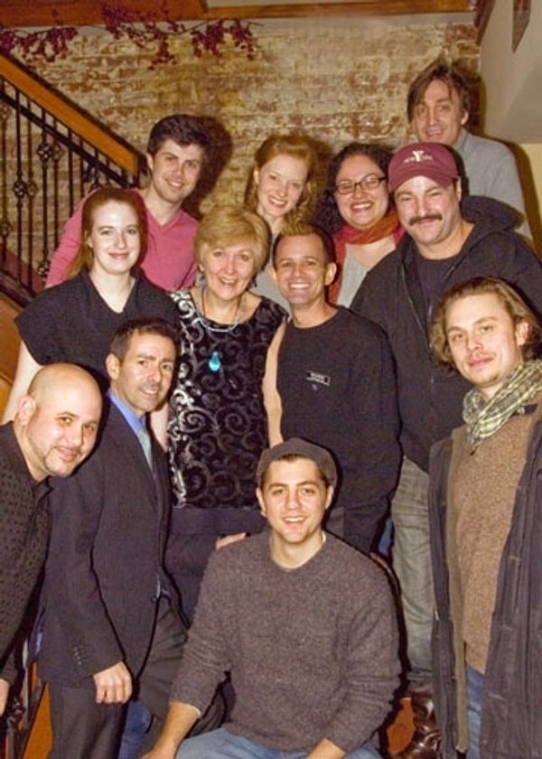 Abingdon Technical Director John Trevellini; Director Jules Ochoa; Jon McCormick; Set Photo