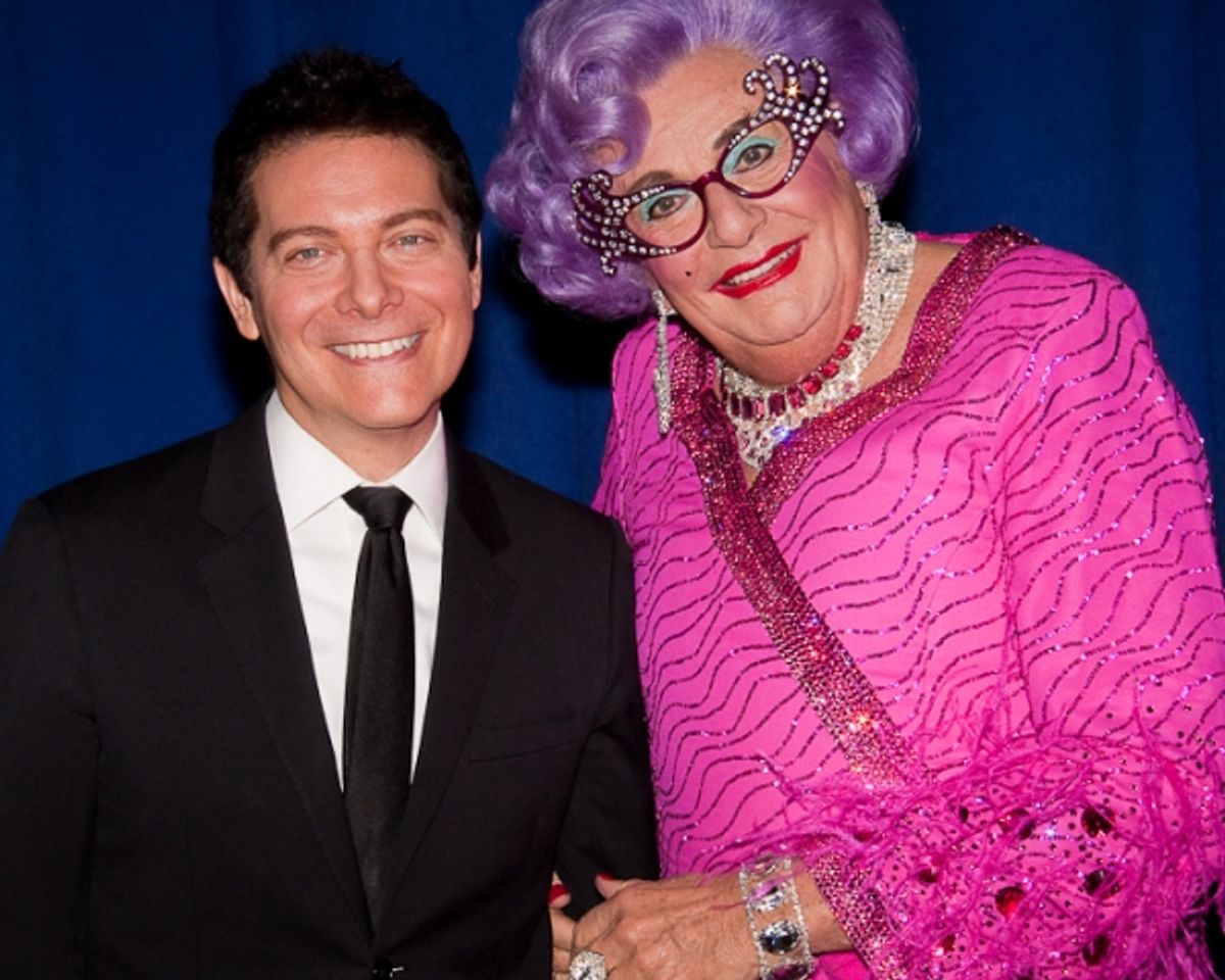 Michael Feinstein and Dame Edna at 