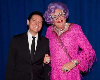 Michael Feinstein and Dame Edna Photo