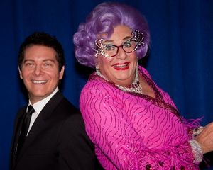 Michael Feinstein and Dame Edna @ BroadwayWorld Michael Feinstein and Dame Edna Photo