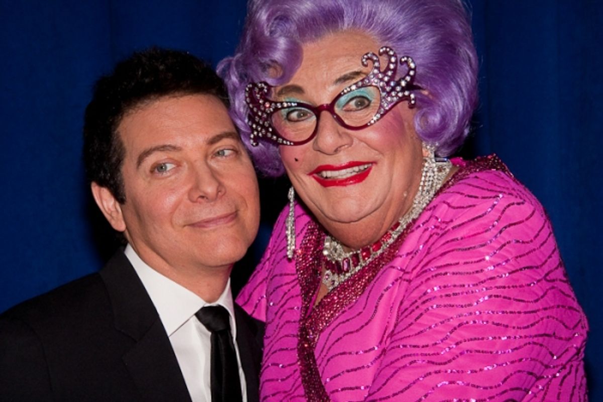 Michael Feinstein and Dame Edna at 