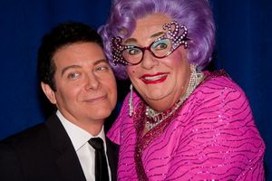 Michael Feinstein and Dame Edna @ BroadwayWorld Michael Feinstein and Dame Edna Photo