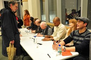 Christopher Fitzgerald, Terri White, Brian Reddy, Jim Norton, Guy Davis, Kate Baldwin, Cheyenne Jackson @ BroadwayWorld Christopher Fitzgerald, Terri White, Brian Reddy, Jim Norton, Guy Davis, Kate Baldwin Photo