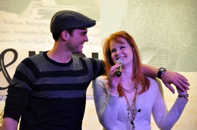 Cheyenne Jackson, Kate Baldwin Photo
