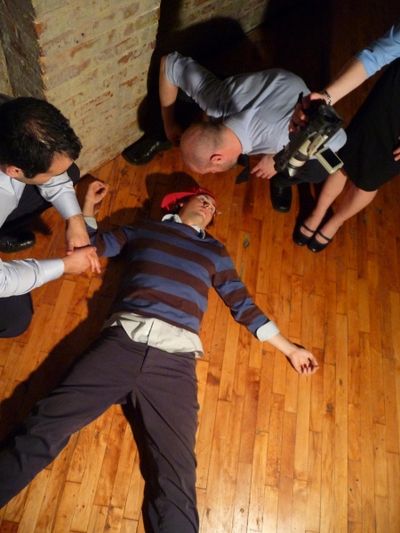 Kaveh Haerian, Nathan Fulton, Christopher Ashworth, Giti Jabaily Photo