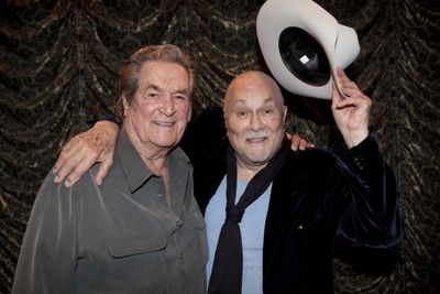 Tony Curtis with Hugh O'Brian Photo