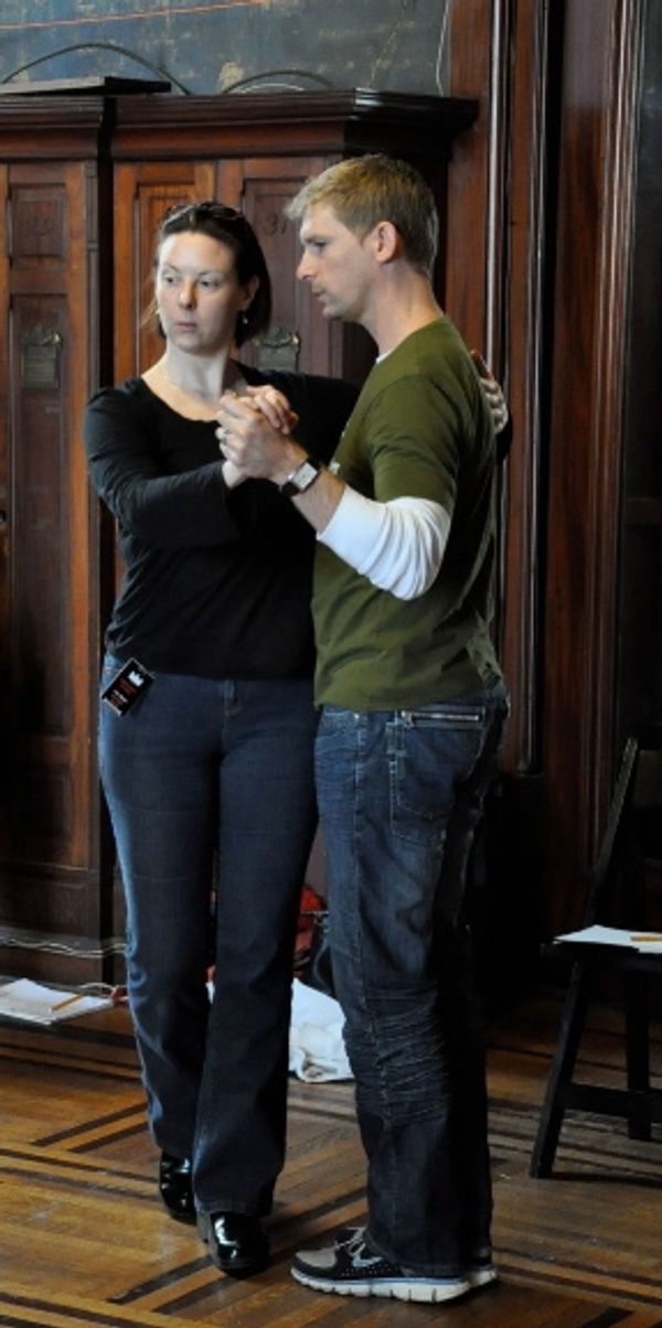 Director Kim Weild and Assistant Director Donnie Mather (also playing Michel) figurin Photo