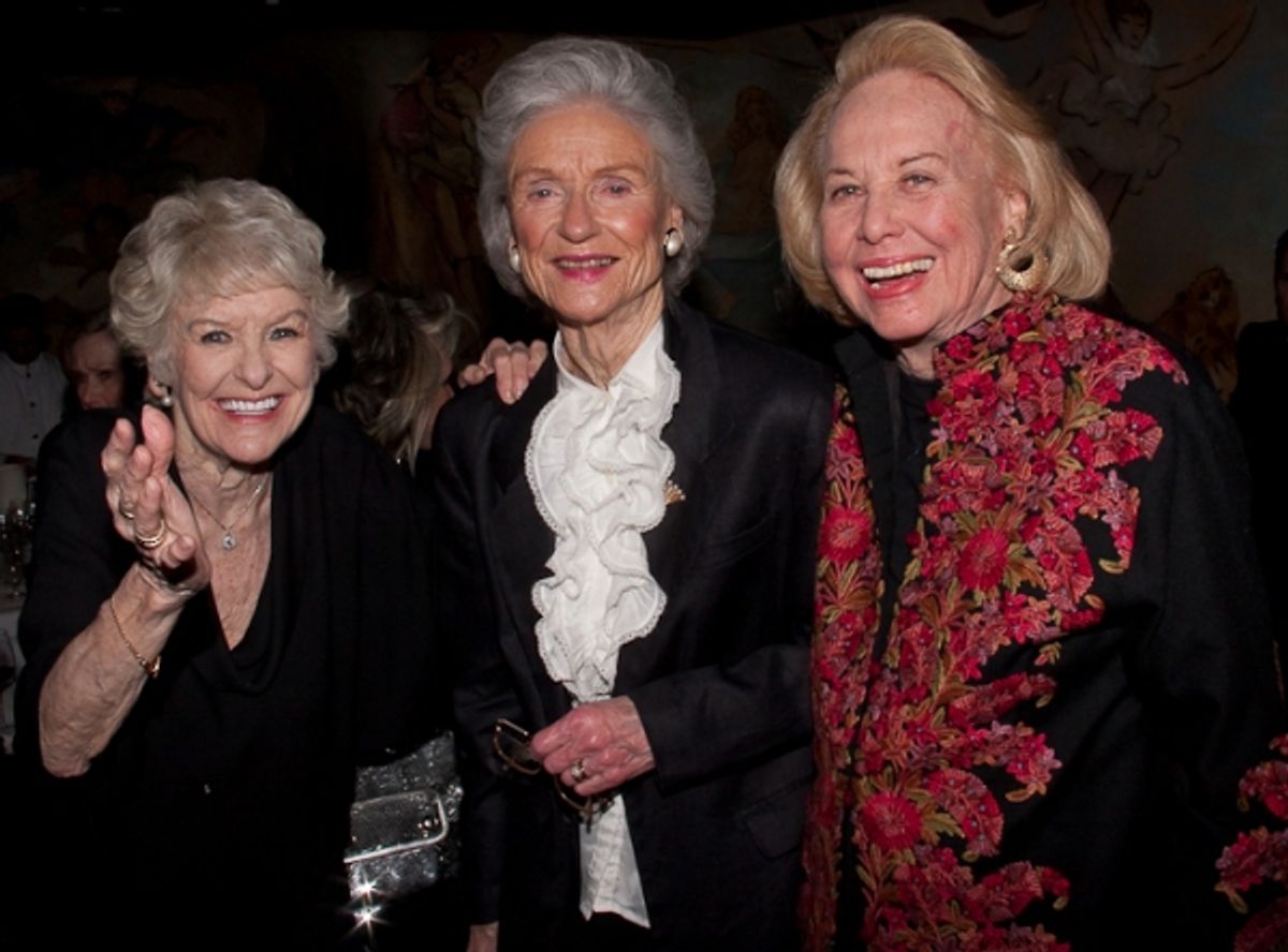 Elaine Stritch, Sally Bolton, and Liz Smith at 