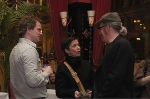 Steve Key, Anna D. Shapiro and Tracy Letts Photo