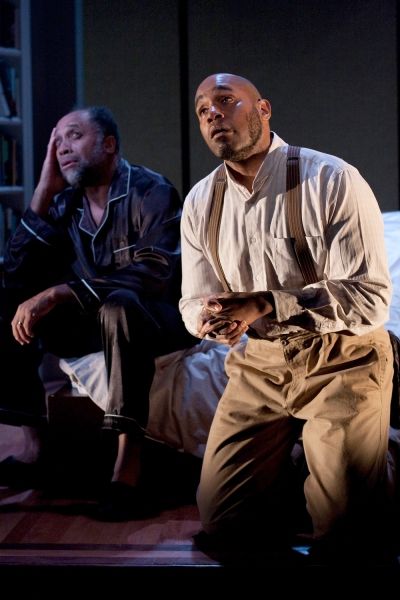 Johnnie Hobbs, Jr. as Lewis and Kes Khemnu as Simon/Rex/Jesse in Arden Theatre Compan Photo