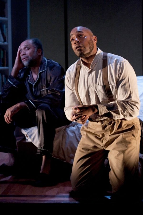 Johnnie Hobbs, Jr. as Lewis and Kes Khemnu as Simon/Rex/Jesse in Arden Theatre Compan Photo