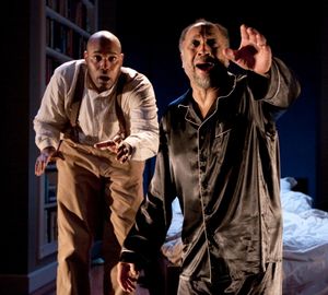 Kes Khemnu as Simon/Rex/Jesse and Johnnie Hobbs, Jr. as Lewis in Arden Theatre Company’s production of Blue Door. @ BroadwayWorld Kes Khemnu as Simon/Rex/Jesse and Johnnie Hobbs, Jr. as Lewis in Arden Theatre Compan Photo