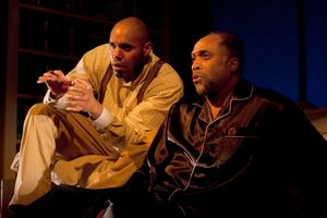 Kes Khemnu as Simon/Rex/Jesse and Johnnie Hobbs, Jr. as Lewis in Arden Theatre Compan Photo