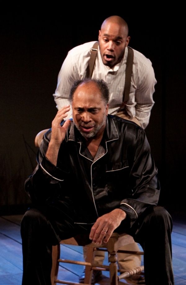 Johnnie Hobbs, Jr. as Lewis and Kes Khemnu as Simon/Rex/Jesse in Arden Theatre Compan Photo