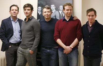 Thomas Jay Ryan, Michael Urie, Arnie Burton, Matthew Schneck and Sam Breslin Wright Photo