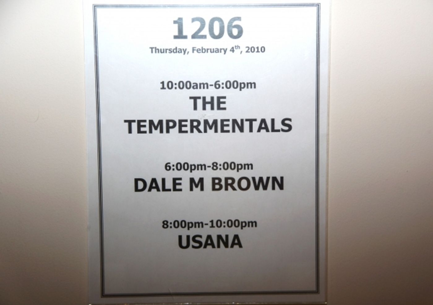 Photo Coverage: THE TEMPERAMENTALS Meet The Press Photo Coverage: THE TEMPERAMENTALS Meet The Press Image