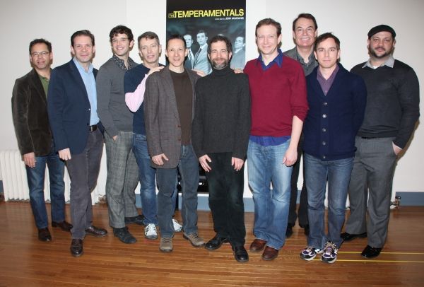 Thomas Jay Ryan, Michael Urie, Arnie Burton, Matthew Schneck, Sam Breslin Wright with Photo