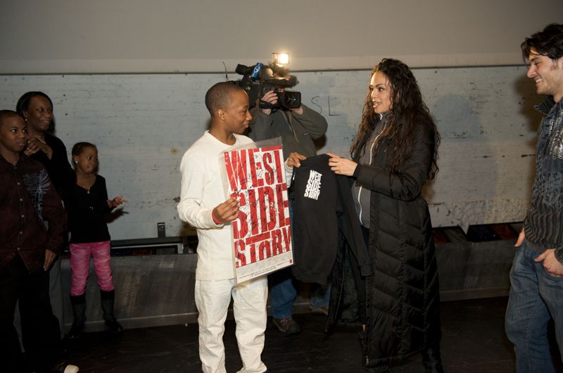 Photo Flash: WEST SIDE STORY Cast & Crew 'Make A Wish' Come True — photo 5 of 8