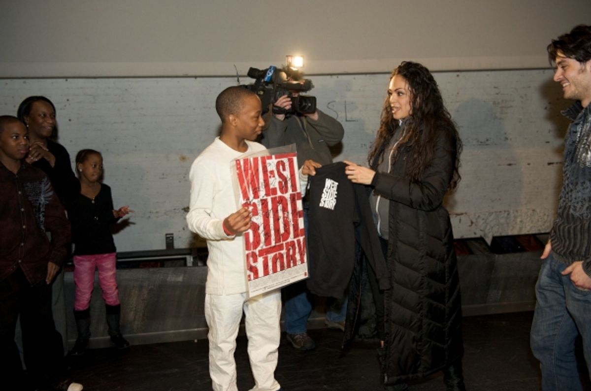 Elijah and Karen Olivo at 