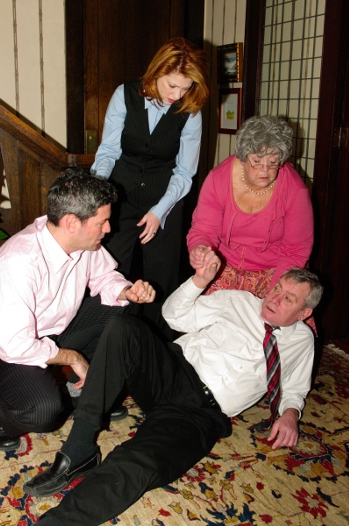 Gayle Steigerwald, Rich Komenich, Angela Plank, Bill Simmons at 