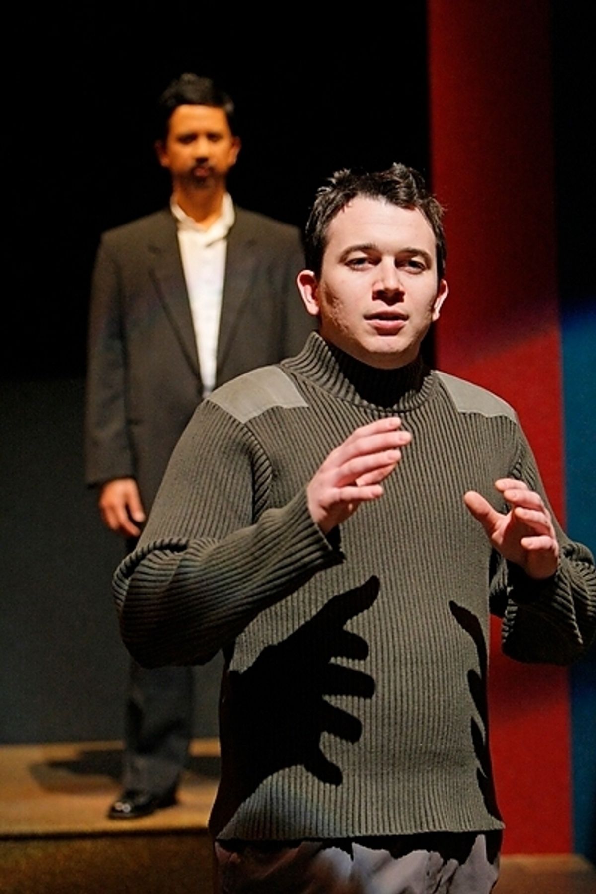 Randy Reyes (background) and Matt Rein at 