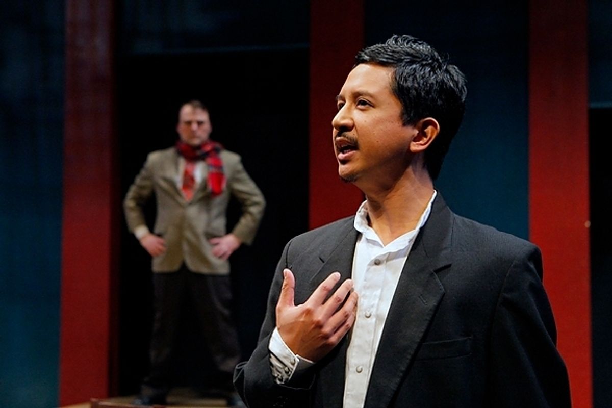 Don Eitel (background) and Randy Reyes at 