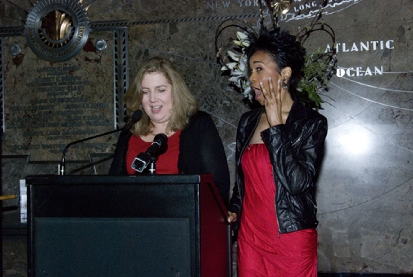 Photo Coverage: Michelle Williams Sets The Empire State Building Alight! Photo Coverage: Michelle Williams Sets The Empire State Building Alight! Image