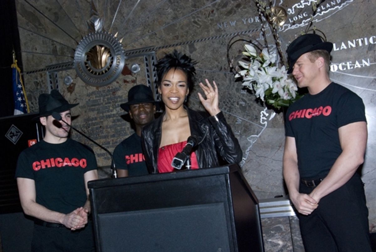 Michelle Williams & the cast of Chicago at 