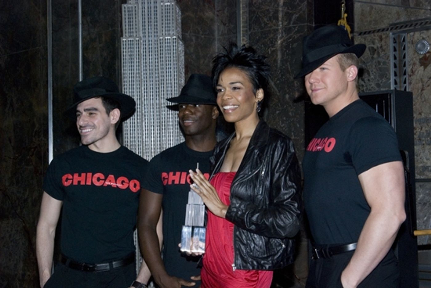 Photo Coverage: Michelle Williams Sets The Empire State Building Alight! Photo Coverage: Michelle Williams Sets The Empire State Building Alight! Image
