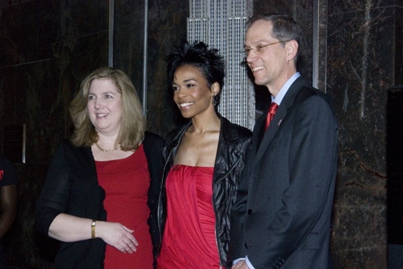 Photo Coverage: Michelle Williams Sets The Empire State Building Alight! Photo Coverage: Michelle Williams Sets The Empire State Building Alight! Image