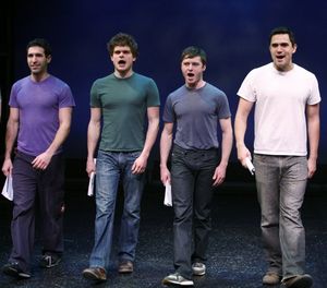 David Perlman, Andrew Durand, Bobby Steggert & Ivan Hernandez @ BroadwayWorld David Perlman, Andrew Durand, Bobby Steggert & Ivan Hernandez Photo