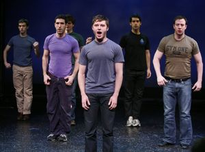 David Perlman, Christopher Ruth, Bobby Steggert, Ivan Hernandez, Tally Sessions, Andrew Durand & ensemble cast @ BroadwayWorld David Perlman, Christopher Ruth, Bobby Steggert, Ivan Hernandez, Tally Sessions, Andr Photo