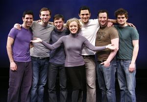 (L-R) Actors David Perlman, Christopher Ruth, Bobby Steggert, Nancy Anderson, Ivan Hernandez, Tally Sessions and Andrew Durand @ BroadwayWorld (L-R) Actors David Perlman, Christopher Ruth, Bobby Steggert, Nancy Anderson, Ivan He Photo