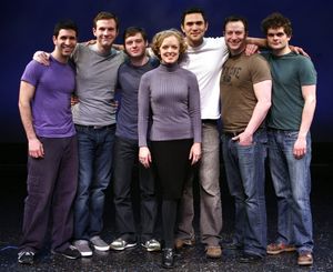 (L-R) Actors David Perlman, Christopher Ruth, Bobby Steggert, Nancy Anderson, Ivan He Photo