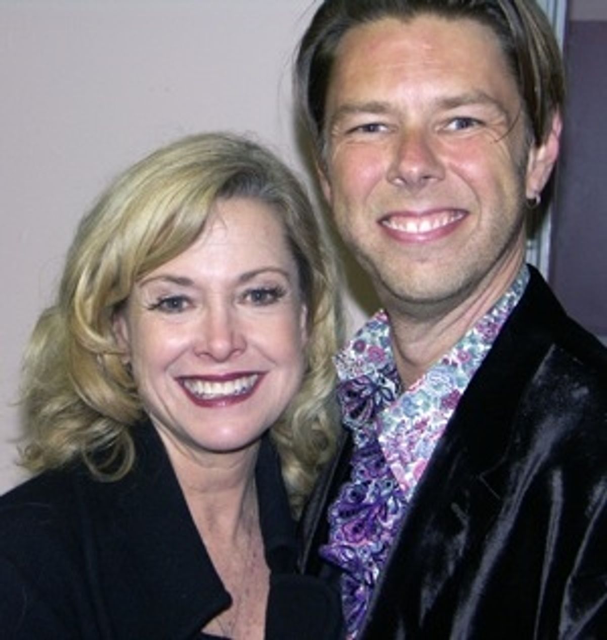 Cast member Catherine Hicks with director Daniel Henning at 