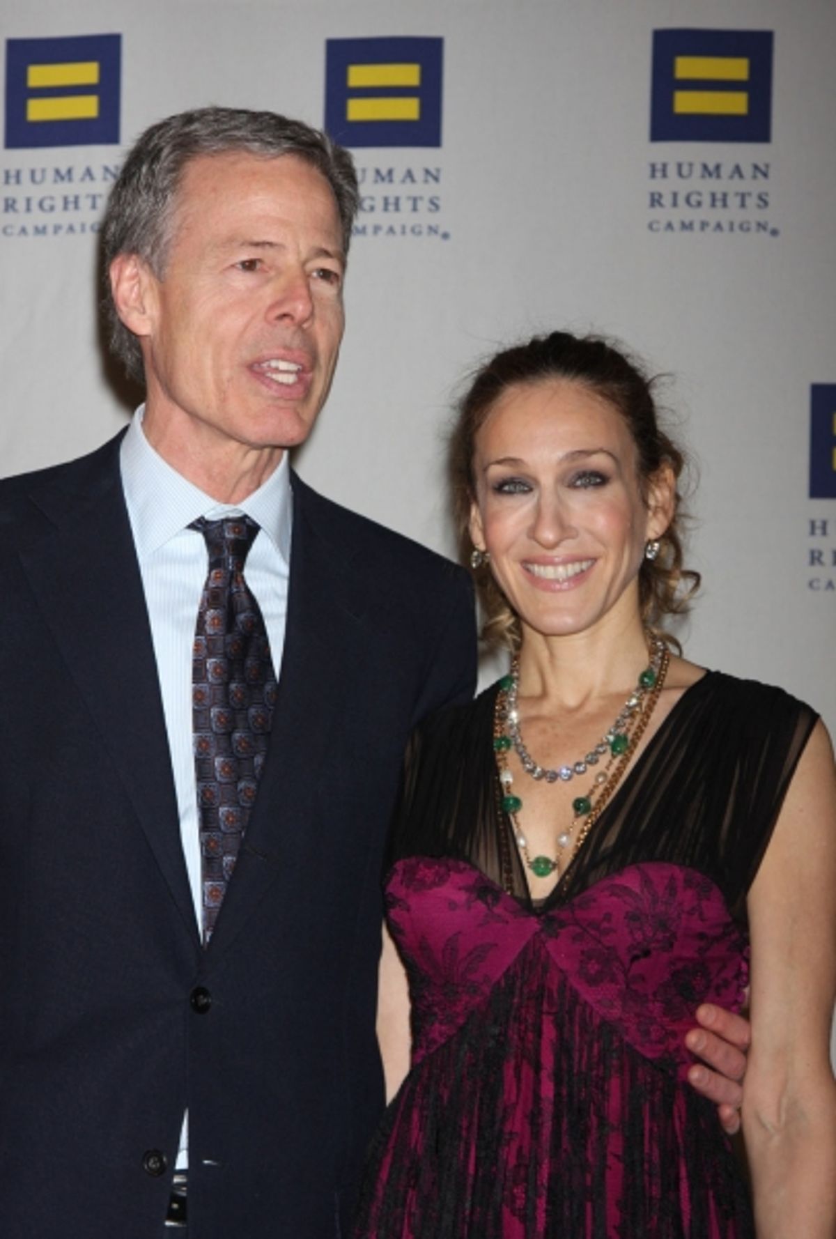 Jeffrey Bewkes and Sarah Jessica Parker at 