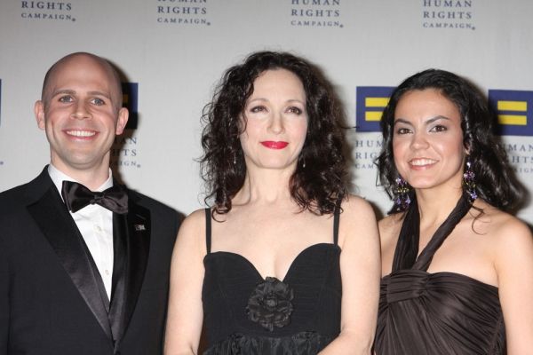 Bryan Parsons, Bebe Neuwirth, Michelle Galindo Photo