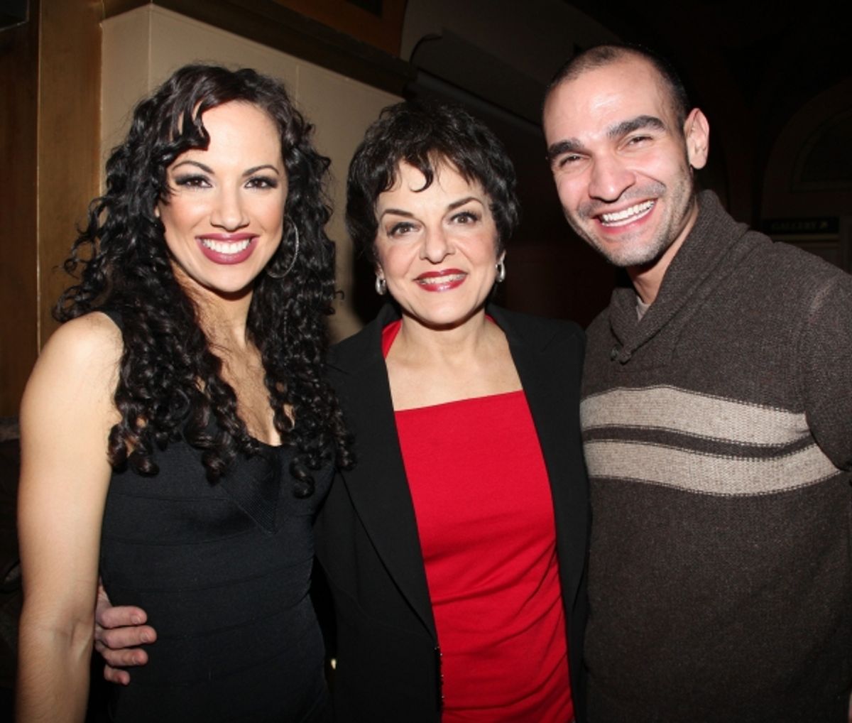 Nina Lafarga, Priscilla Lopez & Javier Munoz at 