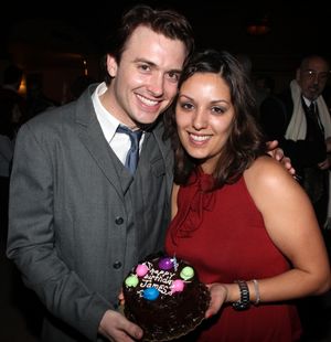 James Snyder and his fiance in a parting shot! Photo